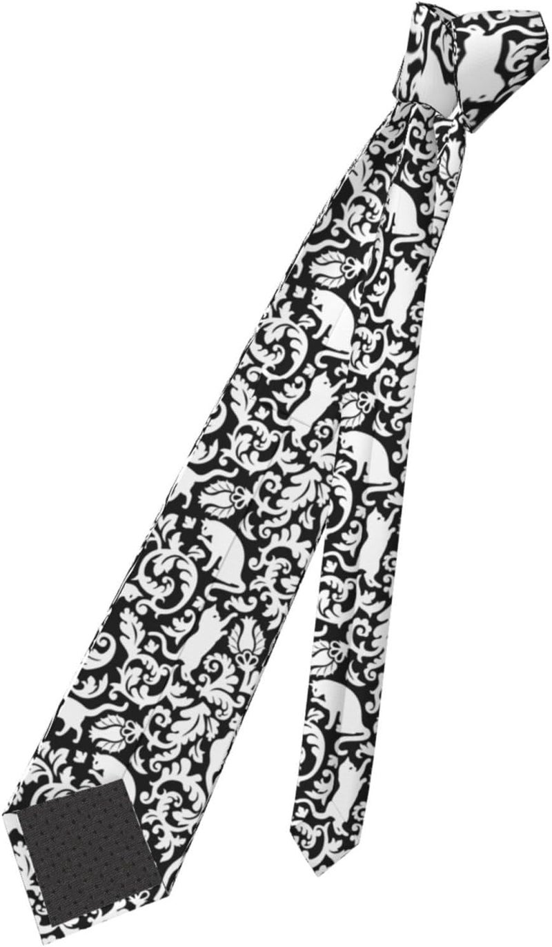 Yilad Tie for Men and Boy Novelty Fun Full Print Men's Necktie Skinny Fashion Narrow Wide - Image 4